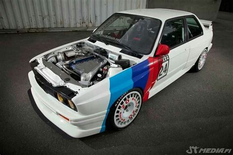 BMW E Series White With M Stripe Bmw E Bmw Bmw M