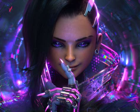 1280x1024 Sombra Overwatch Artwork 1280x1024 Resolution Hd 4k