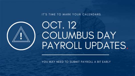 Payroll Updates Columbus Day 2020 Southland Data Processing