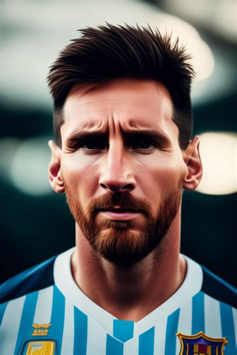 Aryapratm Lionel Messi Argentina Costume Realistic Football Player