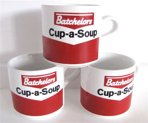 SALE Vintage Ceramic Cup A Soup Mugs X 3 1980 S Retro Etsy Soup