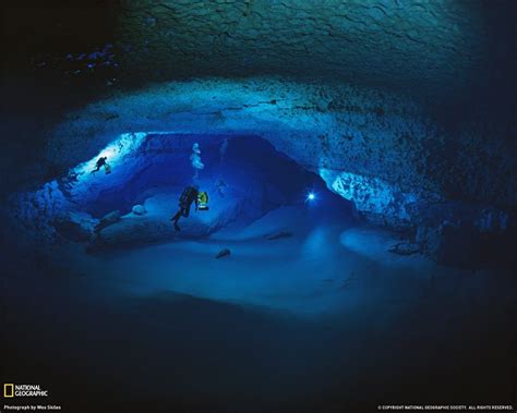 Amazing Underwater Cave Photo By American Cave Diving