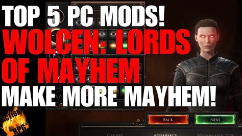 Wolcen Lords Of Mayhem Top 5 Pc Mods Some Of These Are Epic Go Get