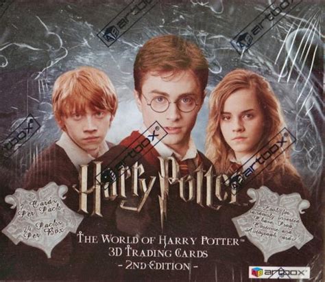 Harry Potter 3 D 2nd Series Hobby Box 2008 Artbox Da Card World