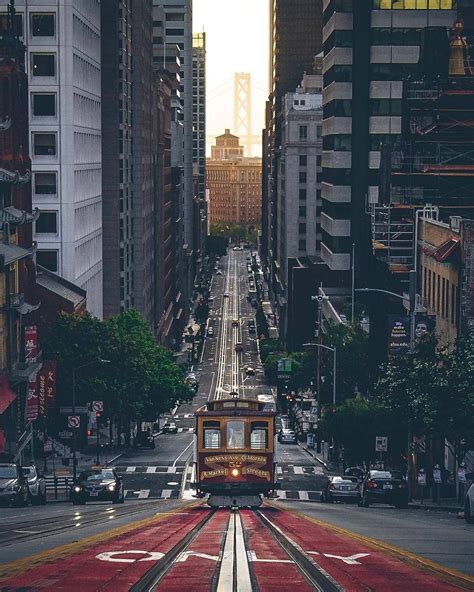 California Street In San Francisco By Resh510 San Francisco