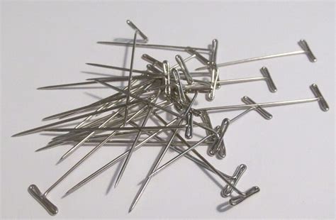 T Pins Sewing Pins Nickel Plated Steel Pins 1 Etsy