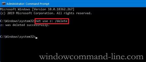 Delete Network Drive Using Command Prompt Net Use Delete All