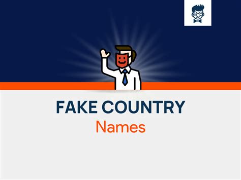 Fake Country Names 585 Catchy And Cool Names Brandboy