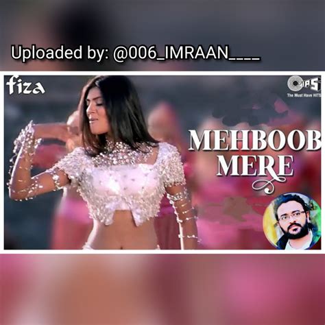 Mehboob Mere Fiza Song Lyrics And Music By Sunidhi Chauhan Arranged