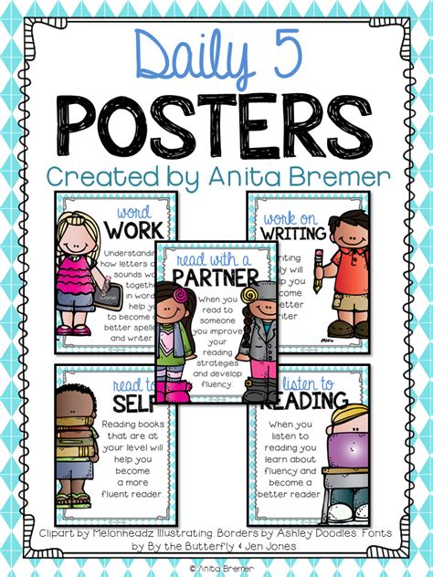 Mrs Bremers Class Free Daily 5 Posters