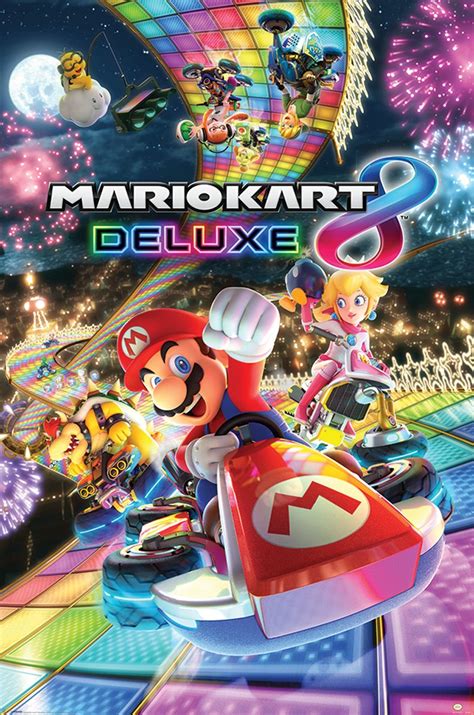 Mario Kart 8 Deluxe Poster Buy Online At