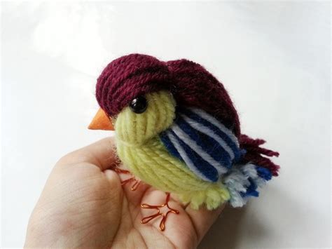 Diy Cute Yarn Bird · How To Make A Decoration · Yarncraft On Cut Out Keep