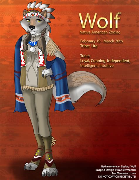 Character Design Native American Zodiac Wolf By Ulario On Deviantart