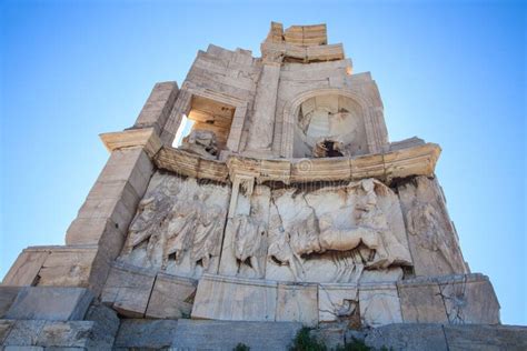 Philopappos Monument Athens Greece Stock Photo Image Of Hill