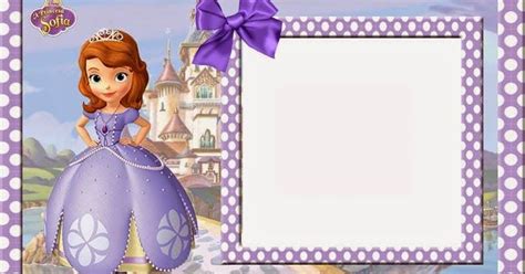 Sofia The First Free Printable Invitations Cards Or Photo Frames