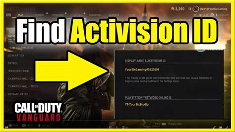 how to find activision id on cod vanguard to add as friend best tutorial youtube