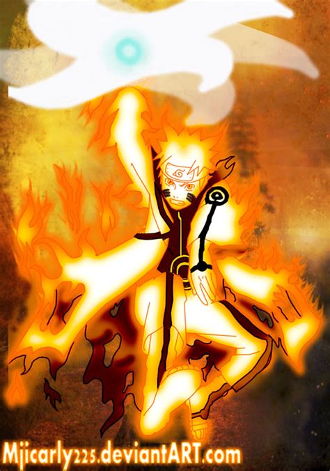37 Naruto Kyuubi Chakra Mode Wallpaper Pengembara Konoha