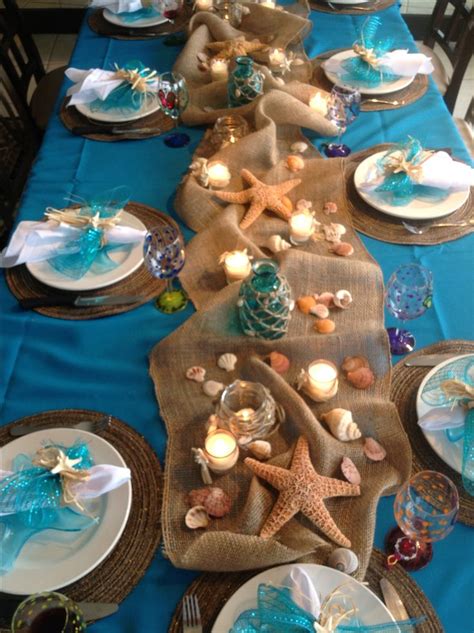 From multicolored hanging paper lanterns to beach ball balloons, you'll find everything. Ocean theme beach party table - nice decor! I'd use LED ...