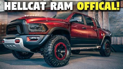 Beastly Ram Rebel Trx W Hellcat Engine Confirmed 2022 Release