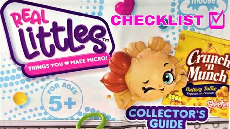 Shopkins Real Littles Collectors Guide Checklist Series 14 Youtube