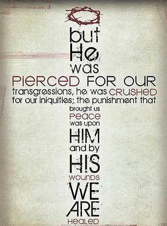 And with his stripes we are healed. By His stripes we are healed | Words, Quotes, Bible quotes