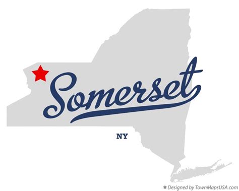 Map Of Somerset Ny New York