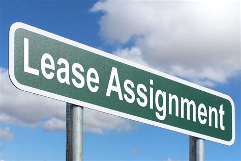 Lease Assignment Free Of Charge Creative Commons Green Highway Sign Image