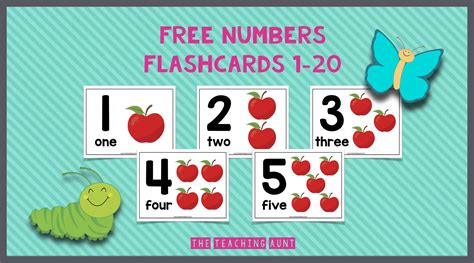 Simple Numbers 1 20 Flashcards Super Simple Number Flash Cards 1 10