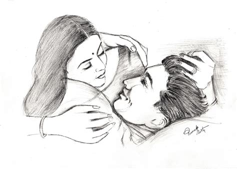 Share More Than 66 Pencil Sketch For Couple Vn