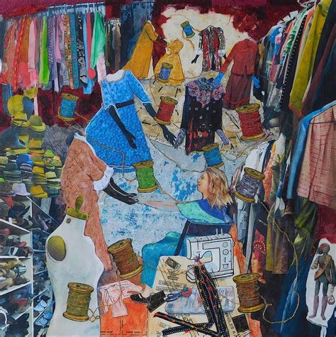 The Wardrobe Mistress Collage By Chery Holmes Saatchi Art