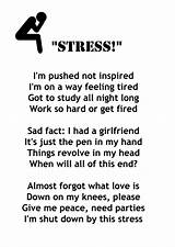 Poems About Stress In School Images