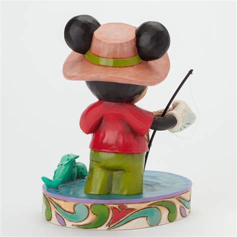 Jim Shore Disney Traditions Mickey Mouse Id Rather Be Fishing