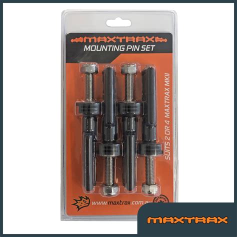 Maxtrax Mkii Mounting Pin Kit Razed Products