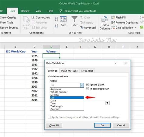 How To Add Drop Down List In Excel Printable Templates