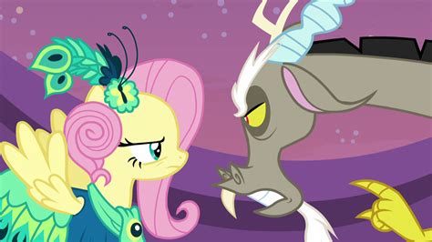 Imagen Discord Y Fluttershy Discutiendo T5e7png My Little Pony La