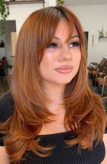 40 Copper Hair Color Ideas Thatre Perfect For Fall Wispy Curtain