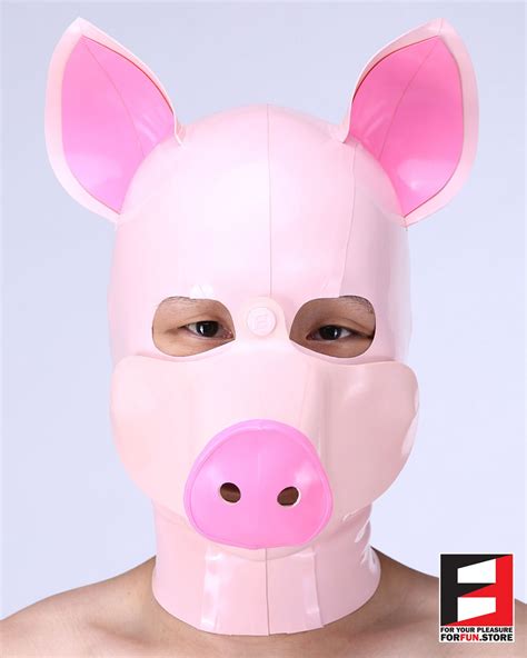Latex Pig Mask For Your Pleasure Forfun