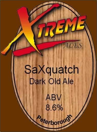 Saxquatch Dark Old Ale Xtreme Ales Online