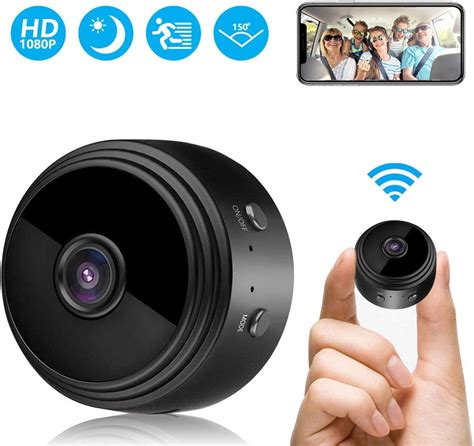 Spy Camera P FHD Mini Camera Hidden Wifi Small Portable Wireless Home Security Surveillance