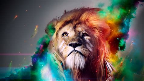 Lion Abstract Wallpapers Hd Wallpapers Id 13160