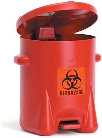 Polyethylene Biohazard Can 6 Gallon 13 5 W X 16 5 D X 16 H Pricepulse