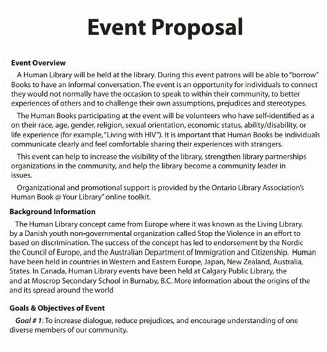 Event Planning Proposal Template Best Of Event Proposal Template 16