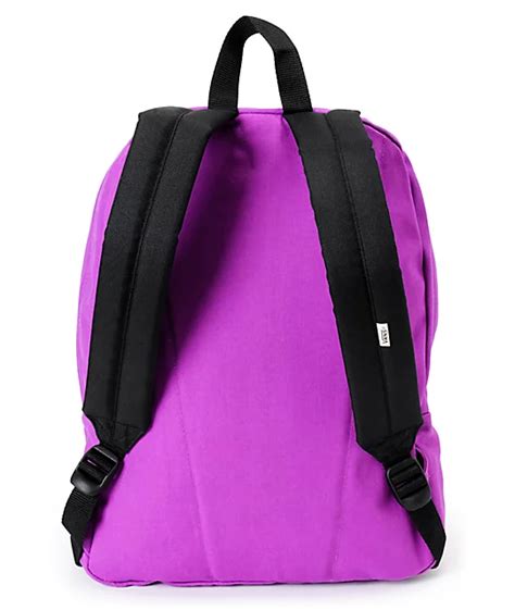 Vans Realm Neon Purple Backpack Zumiez