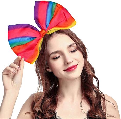 Amazon Com ZTL Women Huge Bow Headband Hairband Hair Hoop Costume Accessories Party Props