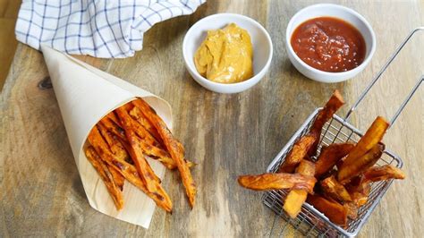 La recette par crème de sucre. Süßkartoffel Pommes Rezept | so werden sie knusprig ...