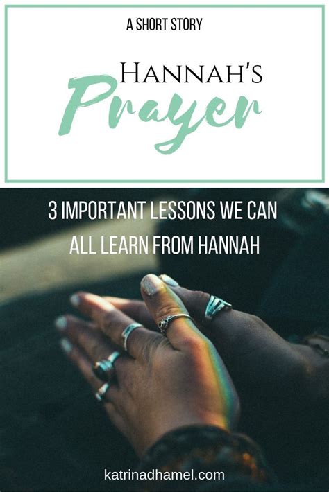 Hannah Was An Amazing Woman And Shows Us A Worthy Example Of Faith