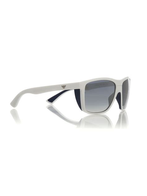 Emporio Armani Mens S Sunglasses In White For Men Lyst