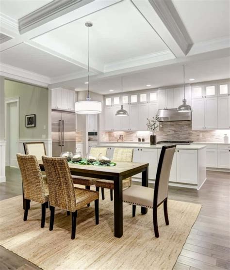Using an unusual rug is one way to avoid that problem. 95 Dining Rooms with an Area Rug (Photos) - Home Stratosphere