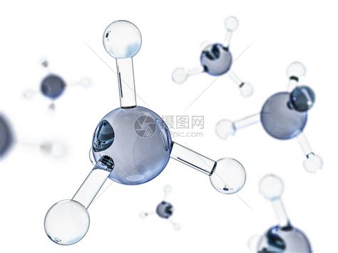 甲烷分子图像3d渲染图片素材 正版创意图片502443497 摄图网