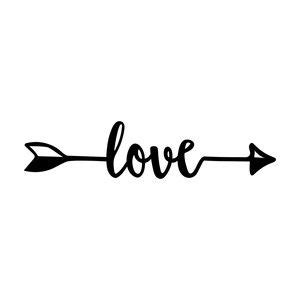 Those who wear this particular tattoo design want to getting pierced by cupid's arrow means that you are attracted or are falling in love with someone. Love arrow | Easy drawings, Silhouette design, Lettering